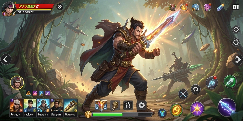 Tampilan gameplay menarik dari 777BET yang penuh aksi dan tantangan.