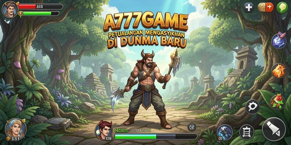 Tampilan gameplay A777GAME yang mendebarkan dan penuh petualangan.