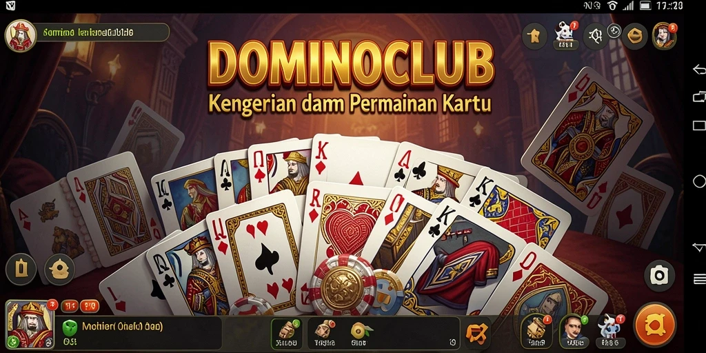 Screenshot menampilkan suasana mencekam dari permainan kartu horor.