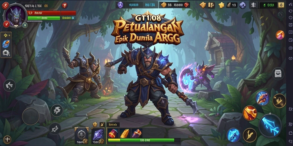 Gameplay GT108 yang menegangkan dan menyenangkan dalam pertempuran.