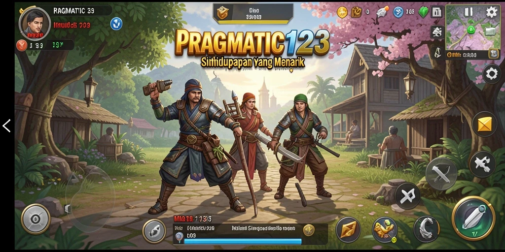 Gameplay PRAGMATIC123 menampilkan interaksi karakter yang mendalam.