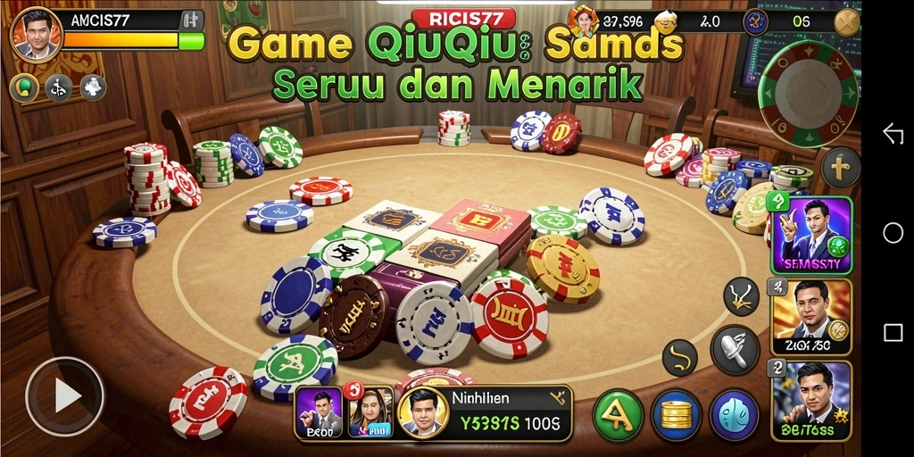 Tampilan gameplay RICIS77 yang seru dan interaktif.